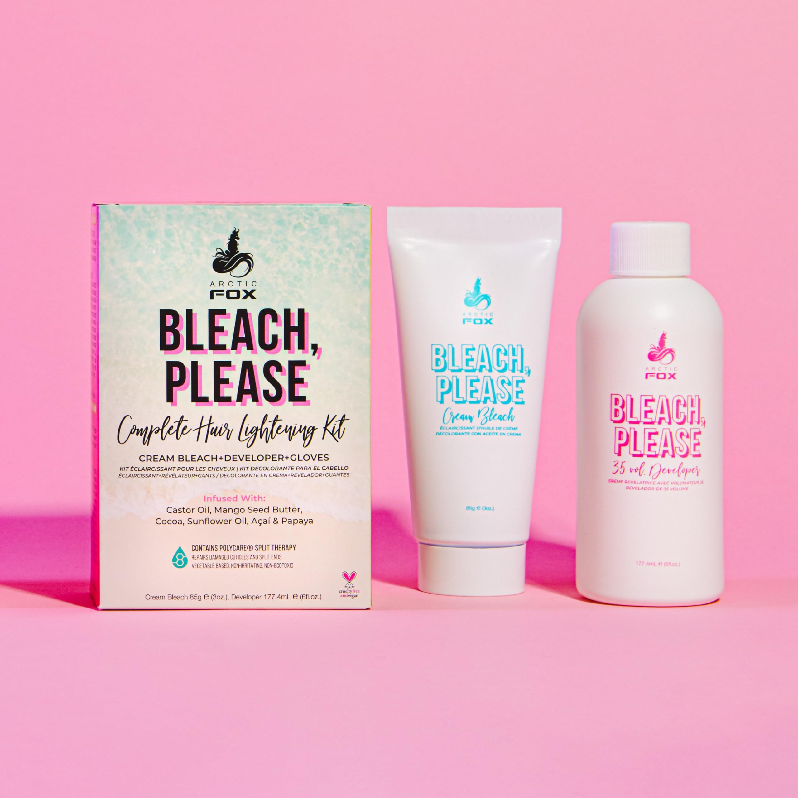 ARCTIC FOX Bleach Please latex-free gloves protect hands during coloring