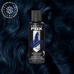 ARCTIC FOX Blue Jean Baby color swatches show smoky navy finish.