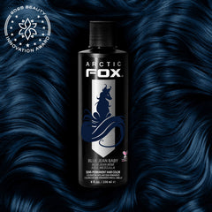 ARCTIC FOX Blue Jean Baby color swatches showing range from bold to subtle blue tones.