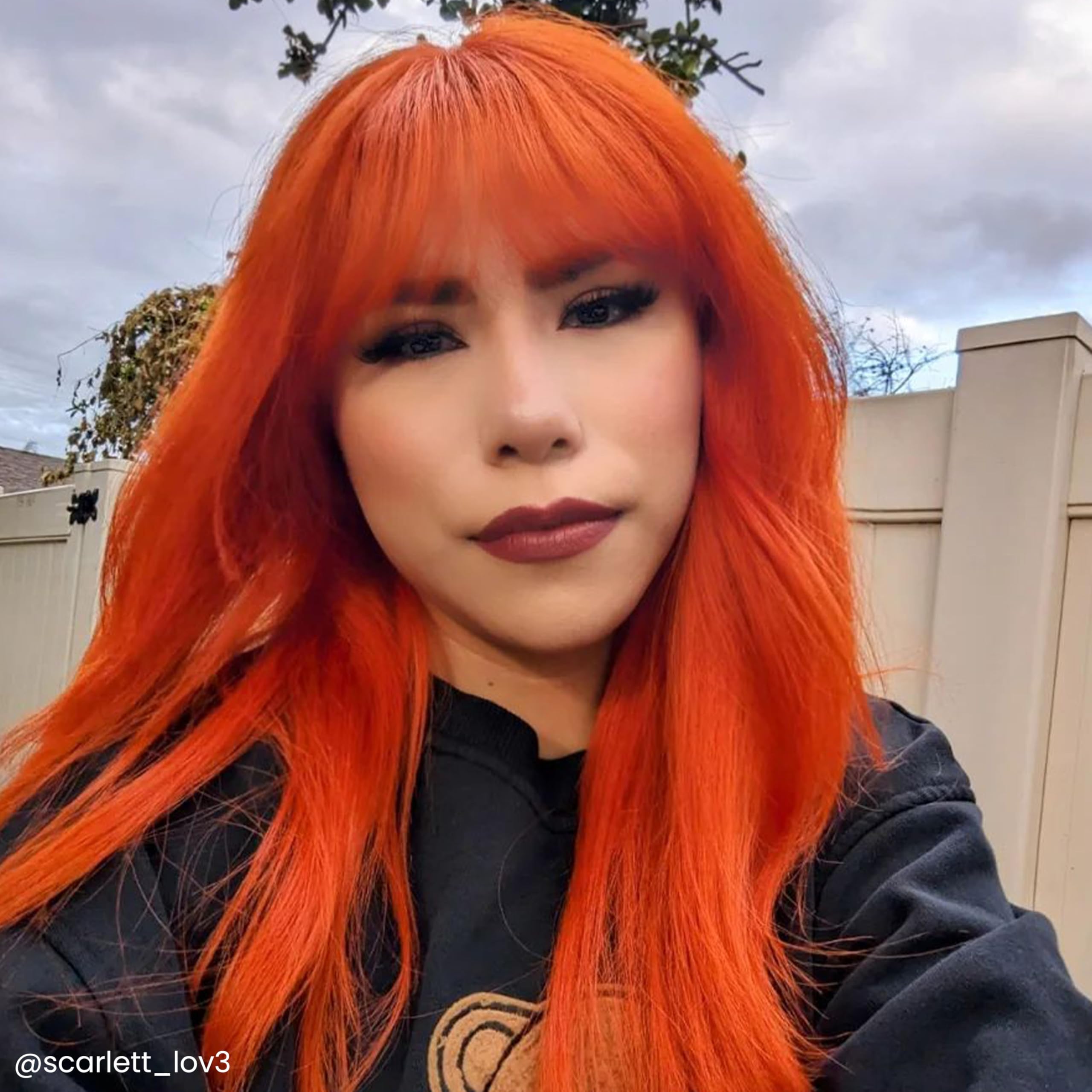 ARCTIC FOX Ginger Flare finished look displays long-lasting vibrancy.
