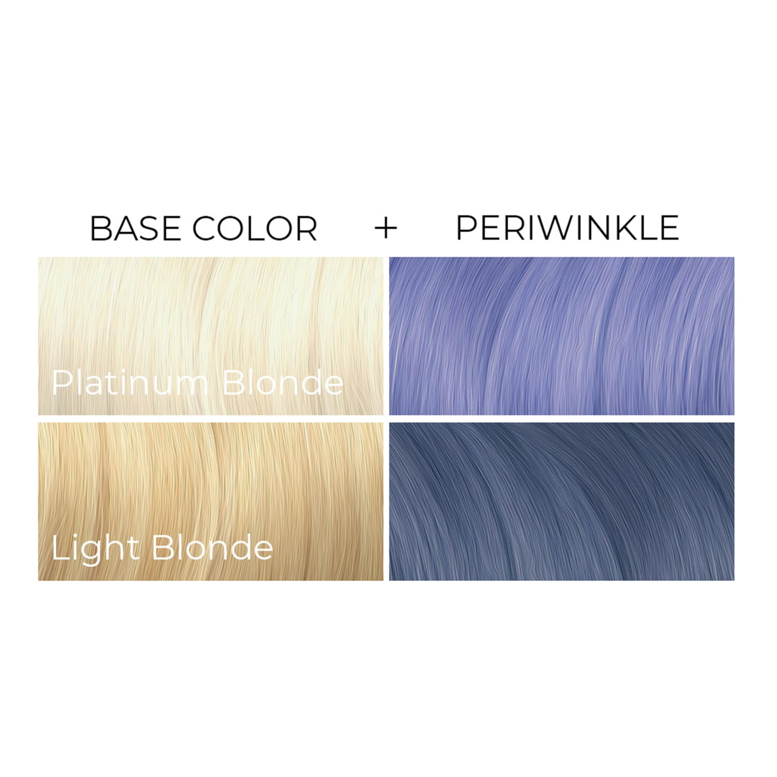 ARCTIC FOX Periwinkle result with vivid, long-lasting color and soft scent