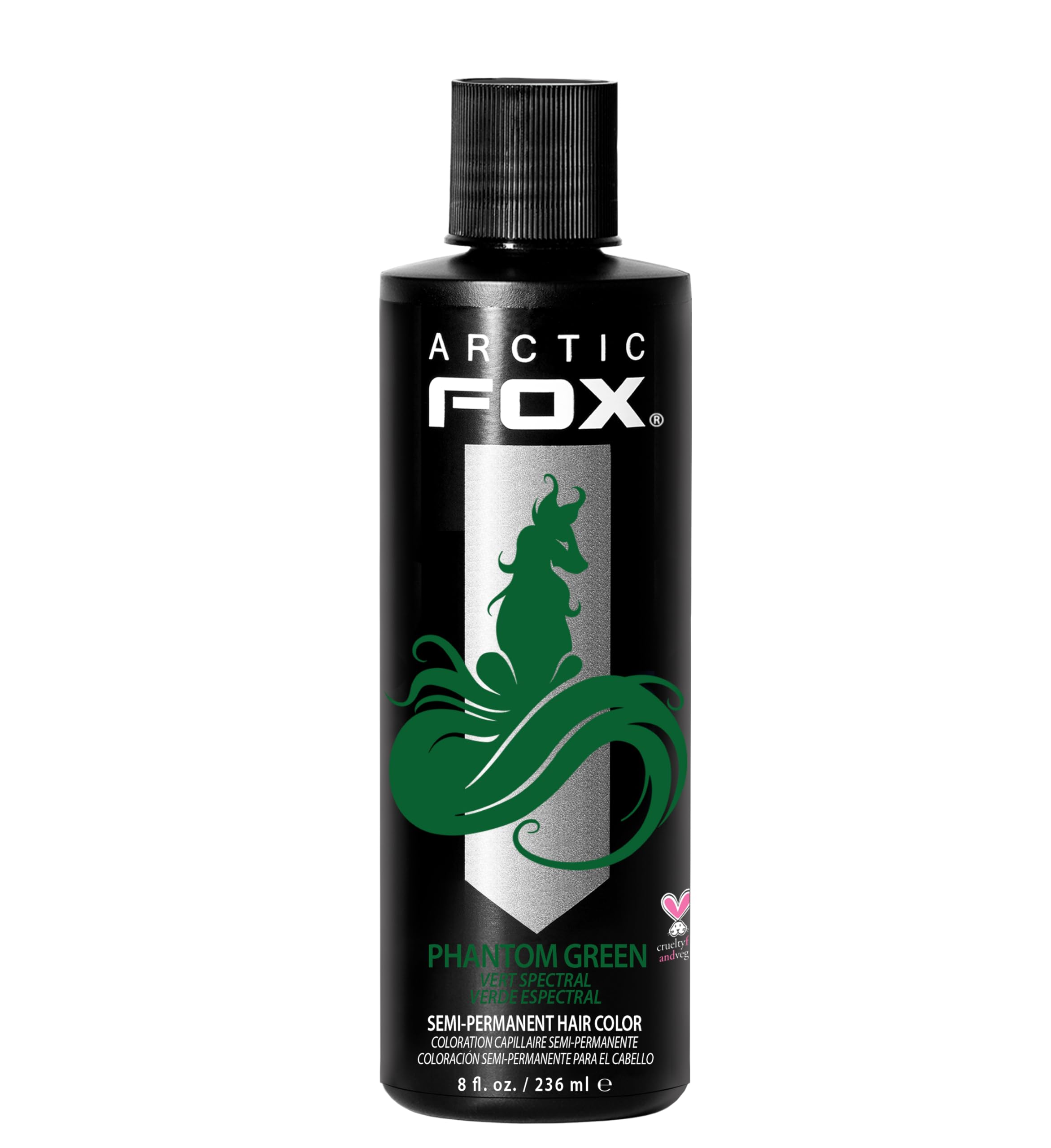 ARCTIC FOX Phantom Green bottle pour for precise color application.