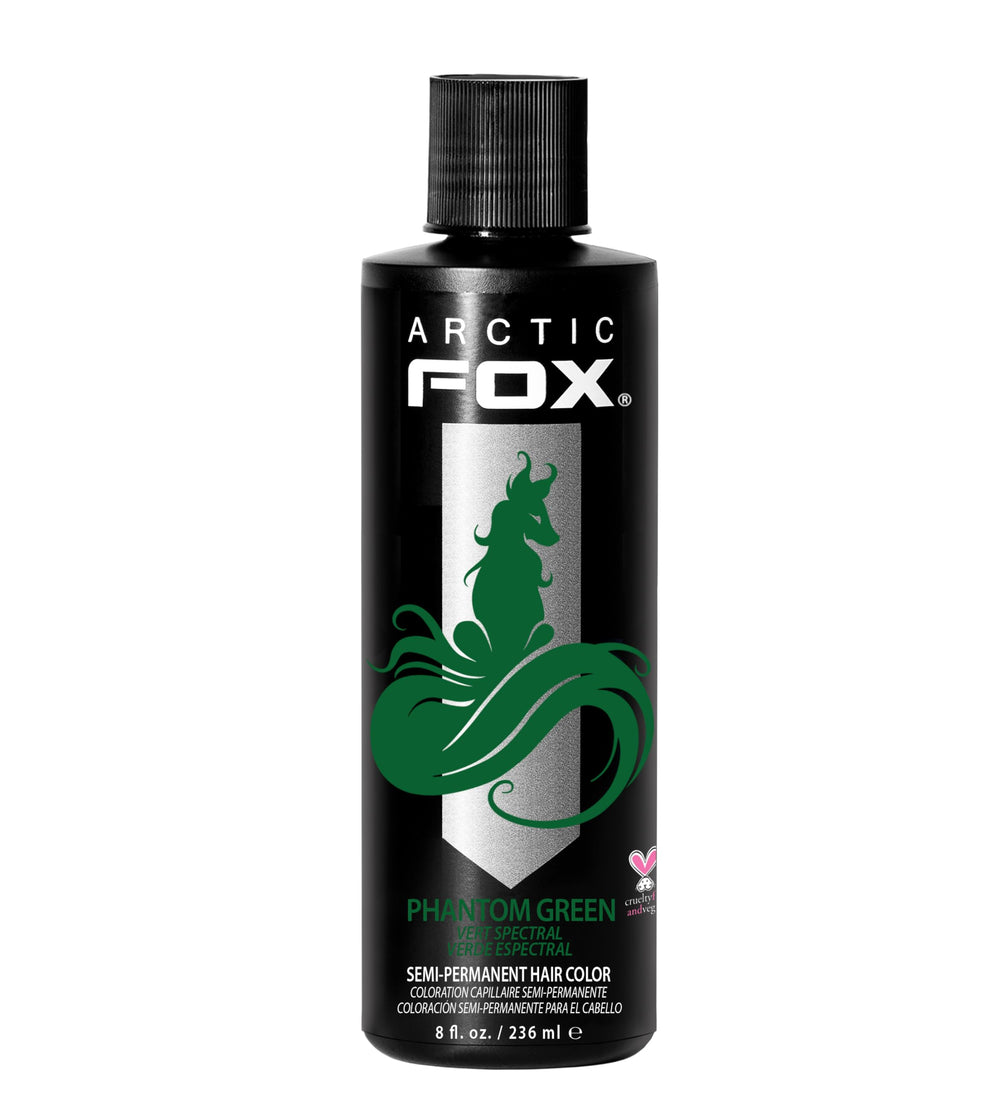 ARCTIC FOX Phantom Green bottle pour for precise color application.