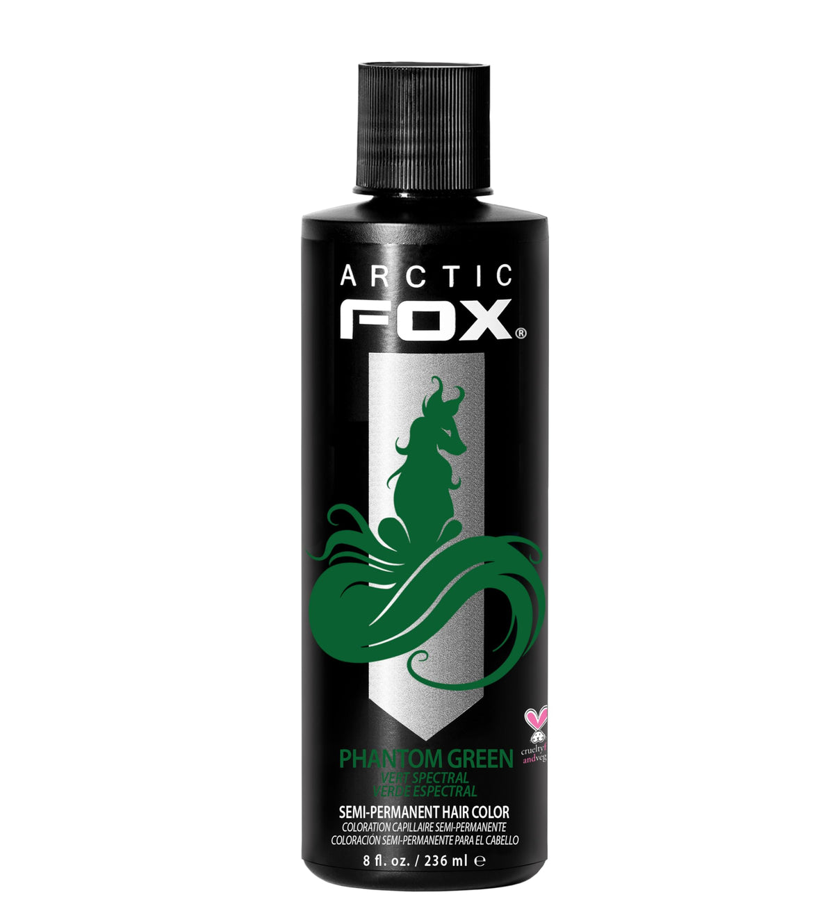 ARCTIC FOX Phantom Green bottle pour for precise color application.