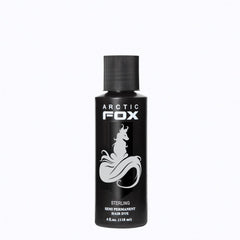 ARCTIC FOX Sterling pastel silver shade on hair, fade-resistant color and conditioning