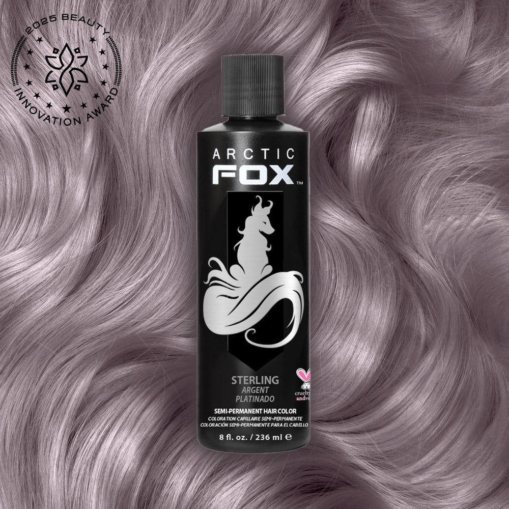 ARCTIC FOX Sterling swatches illustrating cool-tone color versatility