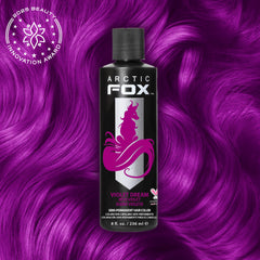 ARCTIC FOX Violet Dream swirl demonstrating customizable mixing for pastel or rich hues.