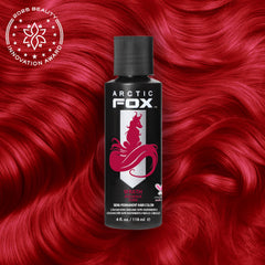 ARCTIC FOX Wrath color swirl demonstrates a deep crimson mix for custom shade options