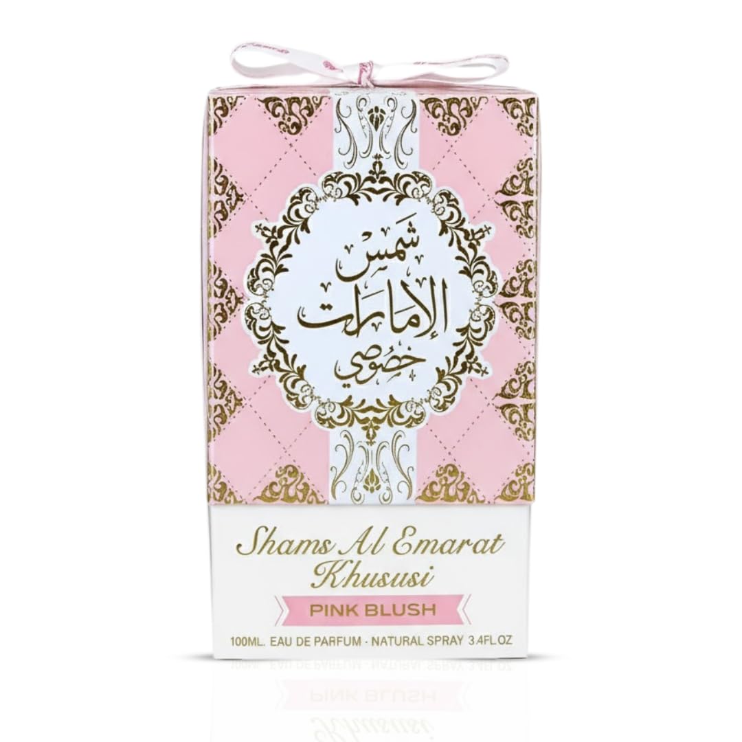 Ard Al Zaafaran Pink Blush bottle side angle highlighting sleek profile