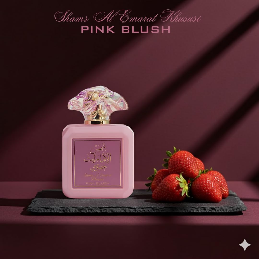 Ard Al Zaafaran Pink Blush spray action releasing a soft mist