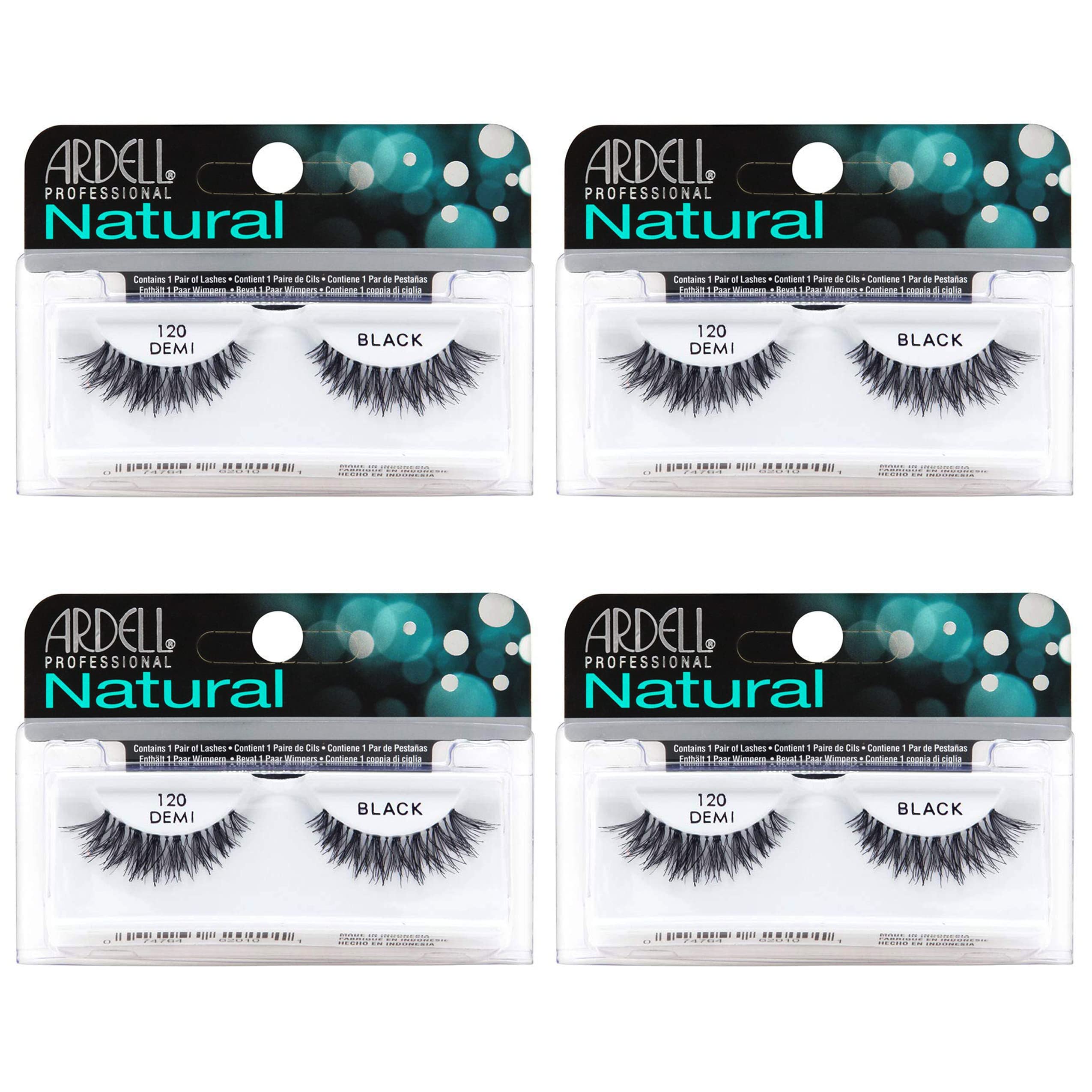 Ardell 120 Black natural-look strip lashes for everyday enhancement