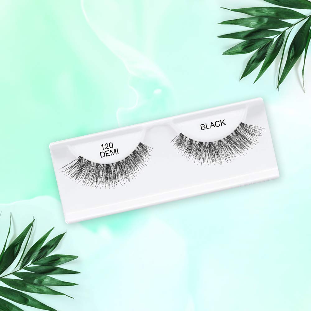 Ardell 120 Black crisscross flared lashes for outer corner lift