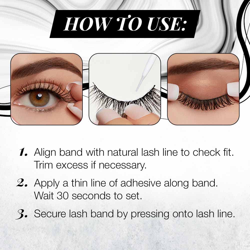Ardell 858 reusable strip lashes designed for multiple uses