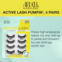 Ardell Active Lash Pump’n lightweight lashes deliver comfortable all-day wear.