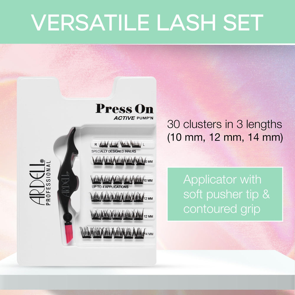 Ardell Active Pump'n underlash mid-length 12mm for everyday look.