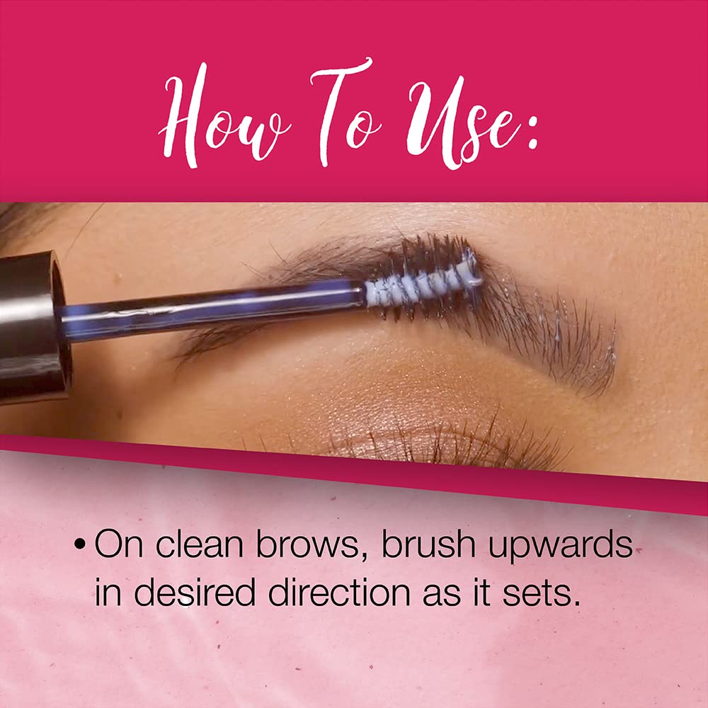 Ardell Brow Glue water-resistant formula keeps brows in place