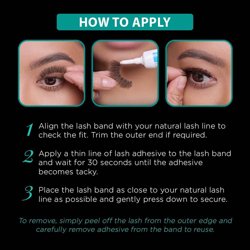 Ardell Demi 101 pack front view highlights reusable lashes option.