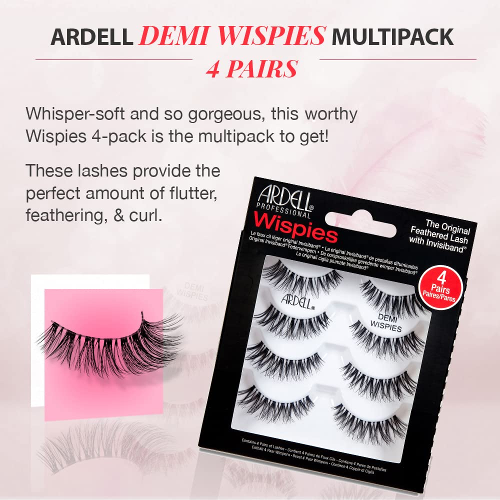 Ardell Demi Wispies two-pack for convenient, layered lash options.