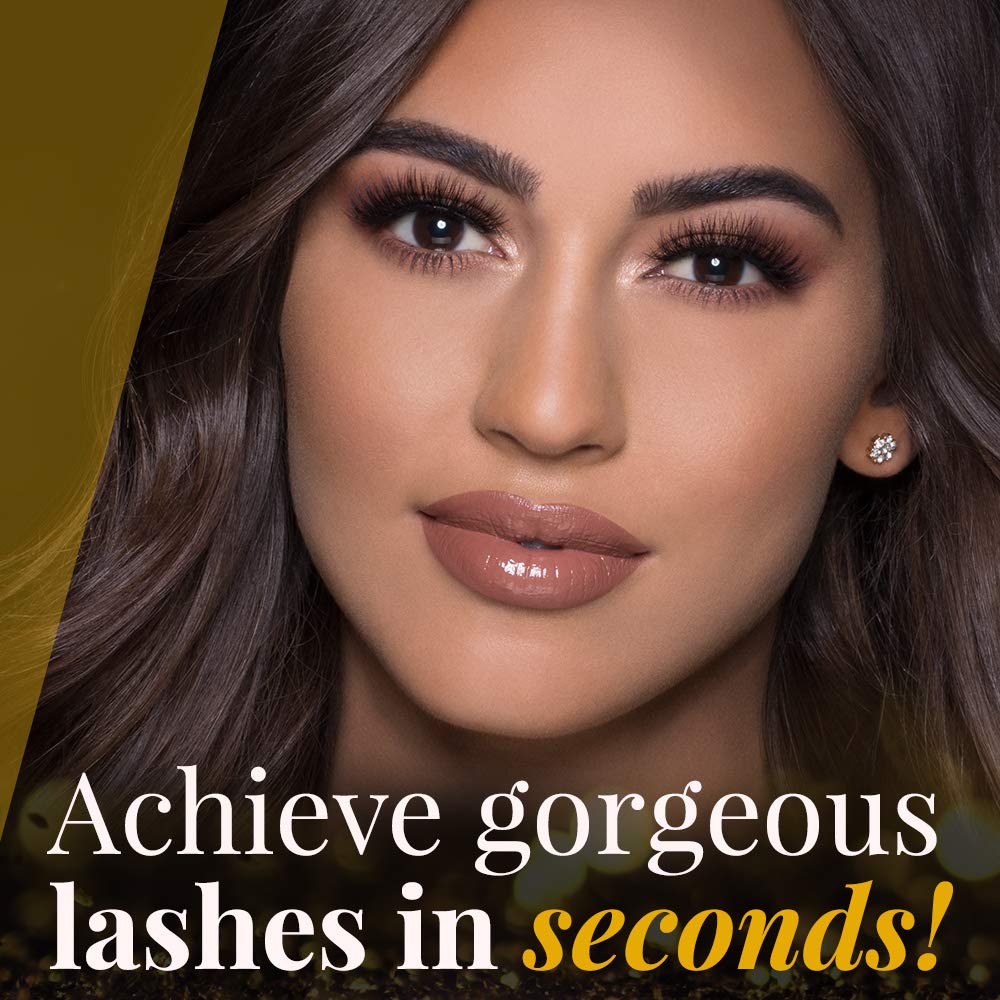 Ardell Demi Wispies on-eye look, lightweight lashes enhance definition for day or night.