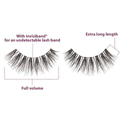 Ardell Double Up 113 invisible lash band blends naturally for daily wear.