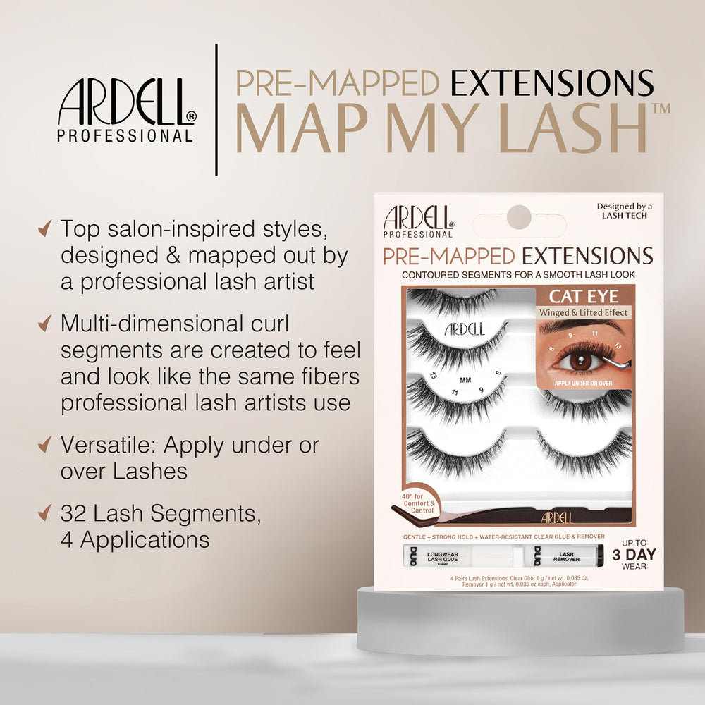 Ardell Duo long-wear lash adhesive keeps lashes secure all day.