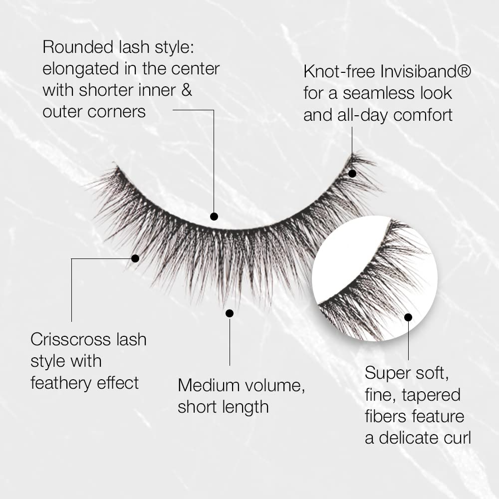 Ardell Faux Mink 815 crisscross fibers add depth and lift.