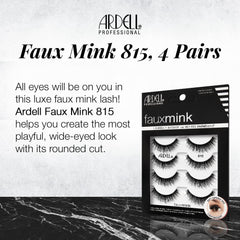 Ardell Faux Mink 815 natural-look lashes offer subtle daily allure.