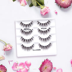 Ardell Faux Mink Wispies feathered strip detail for natural fullness