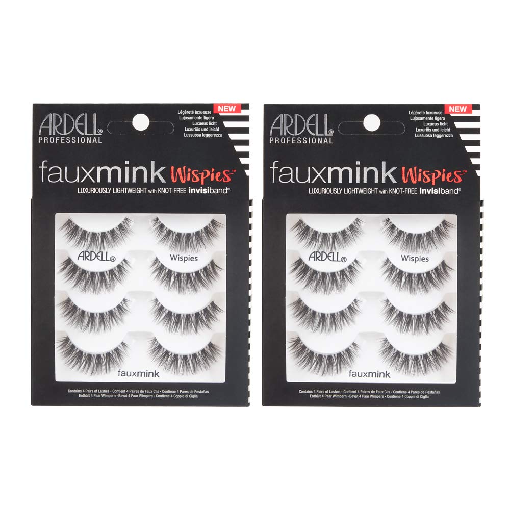 Ardell Faux Mink Wispies multipack front view for quick, everyday glam