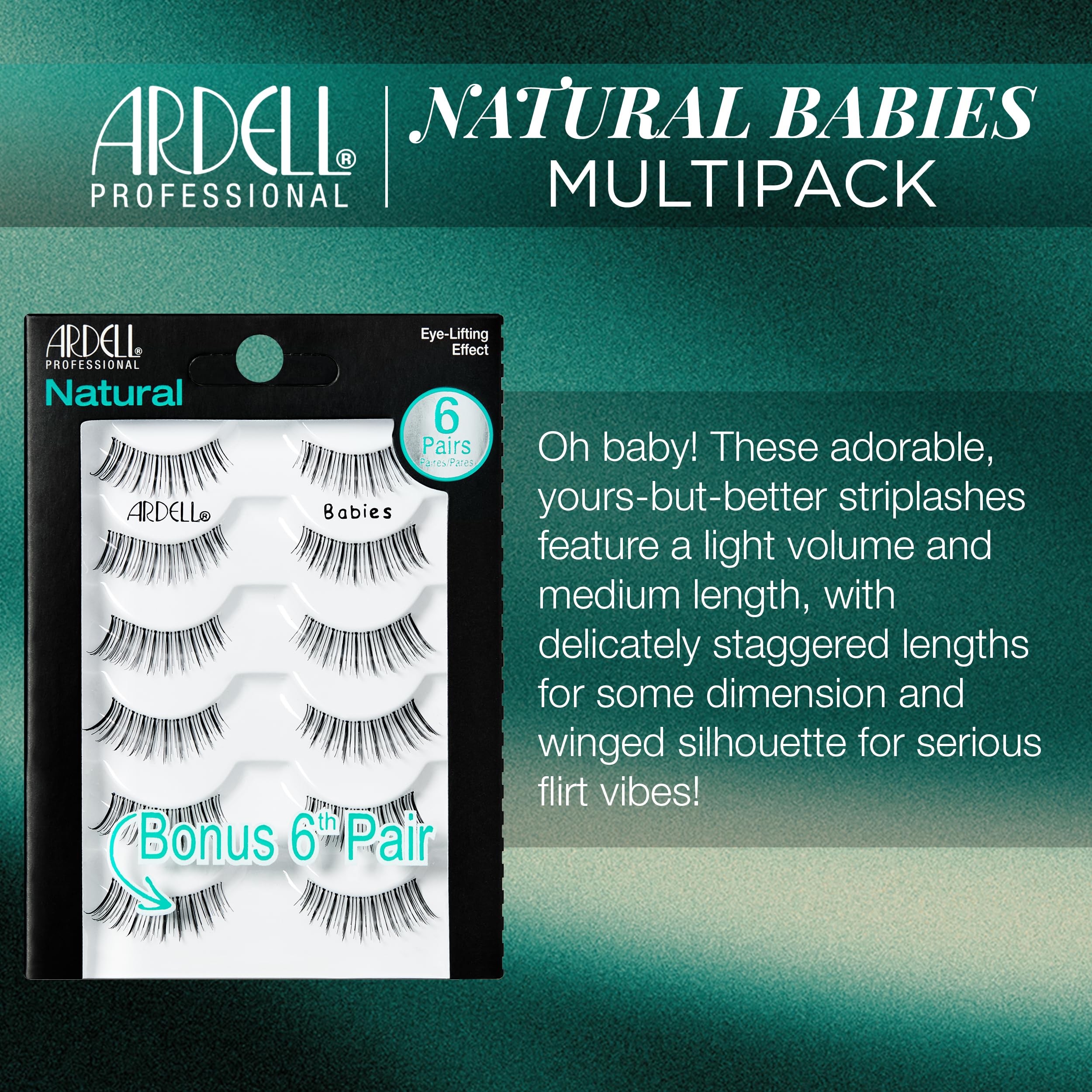 Ardell Invisiband band enables quick application and secure placement.