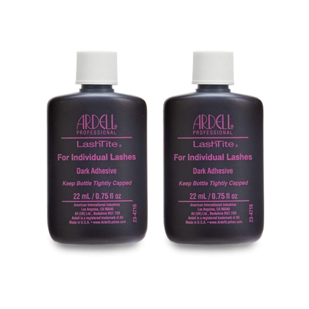 Ardell LashTite dark adhesive close-up bottle for secure individual lashes