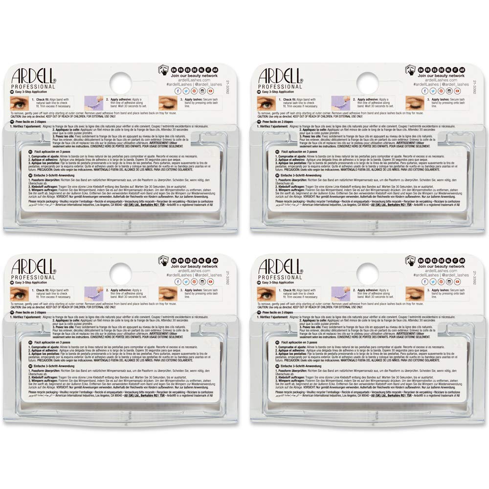 Ardell Lashes 174 natural flare look on eye enhances eyes.