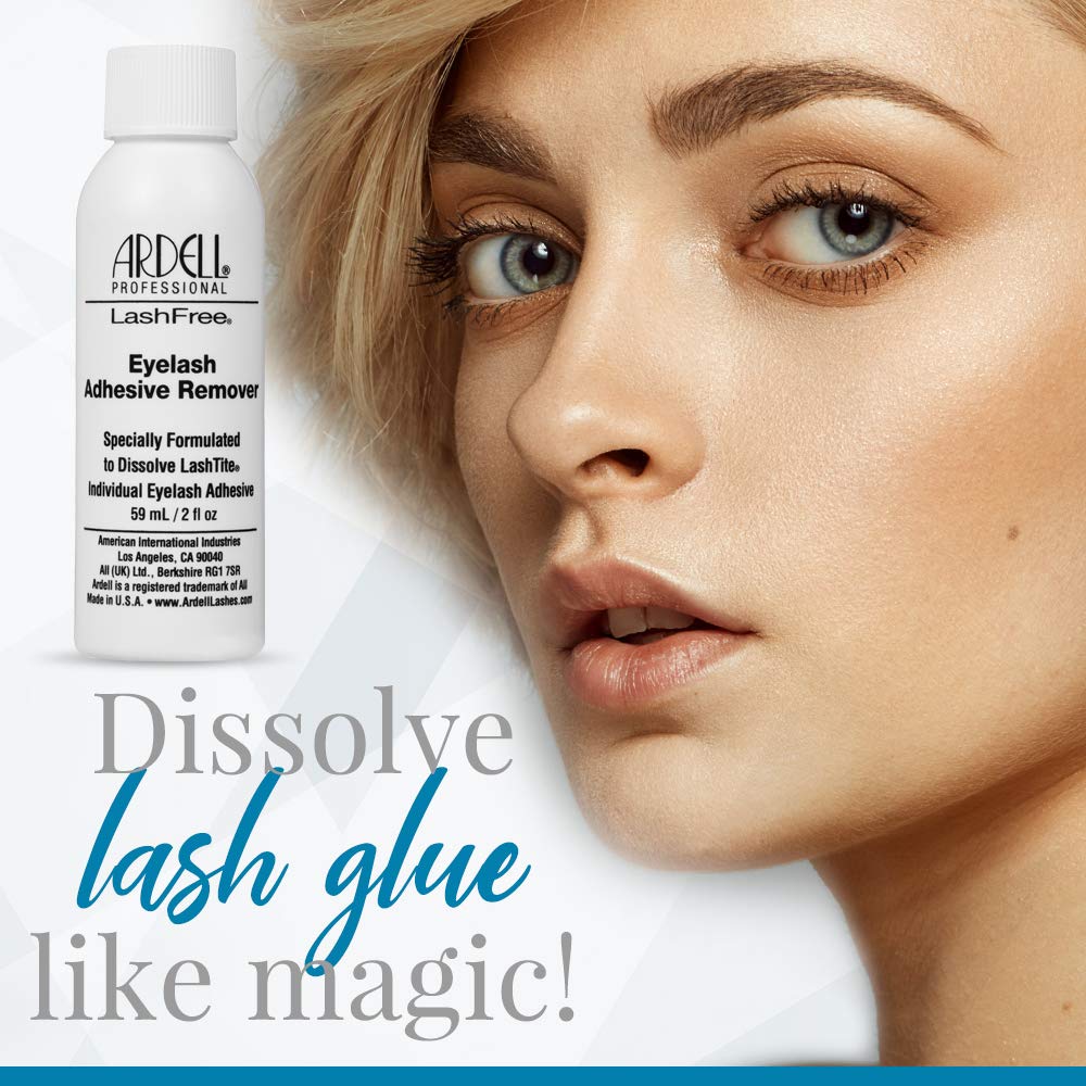 Ardell LashFree gel texture ready for controlled application during lash removal.