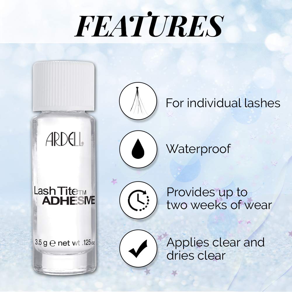 Ardell LashTite travel-friendly bottle fits in any makeup bag.