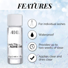 Ardell LashTite travel-friendly bottle fits in any makeup bag.