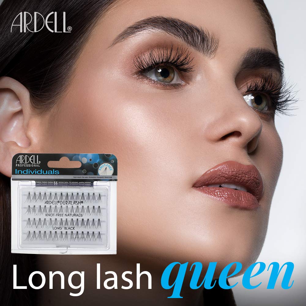 Ardell Long Individuals on eye demonstrating lightweight, discreet wear.