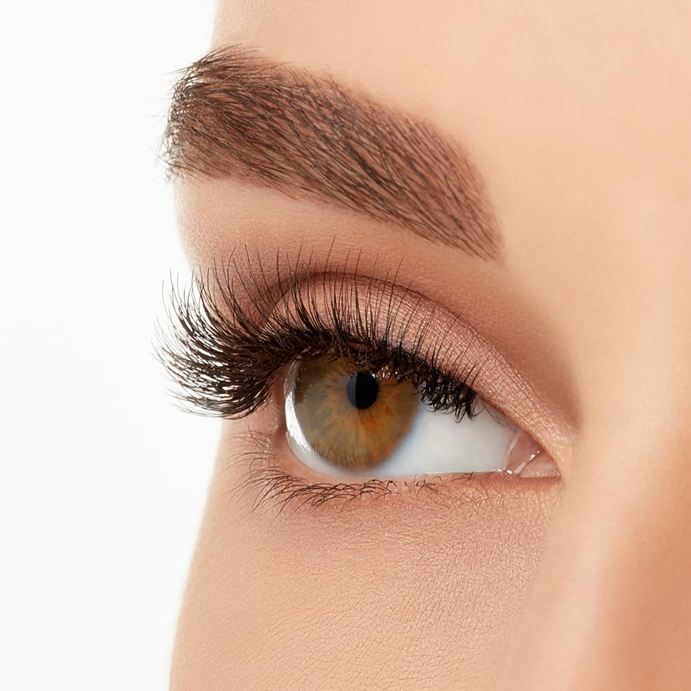 Ardell Naked Lashes 420 natural look on model shows seamless blend.