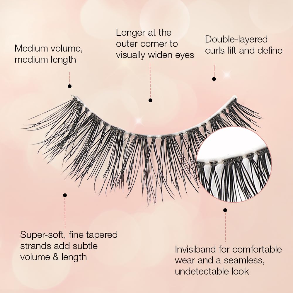 Ardell Naked Lashes 424 Natural look that blends with lashes.