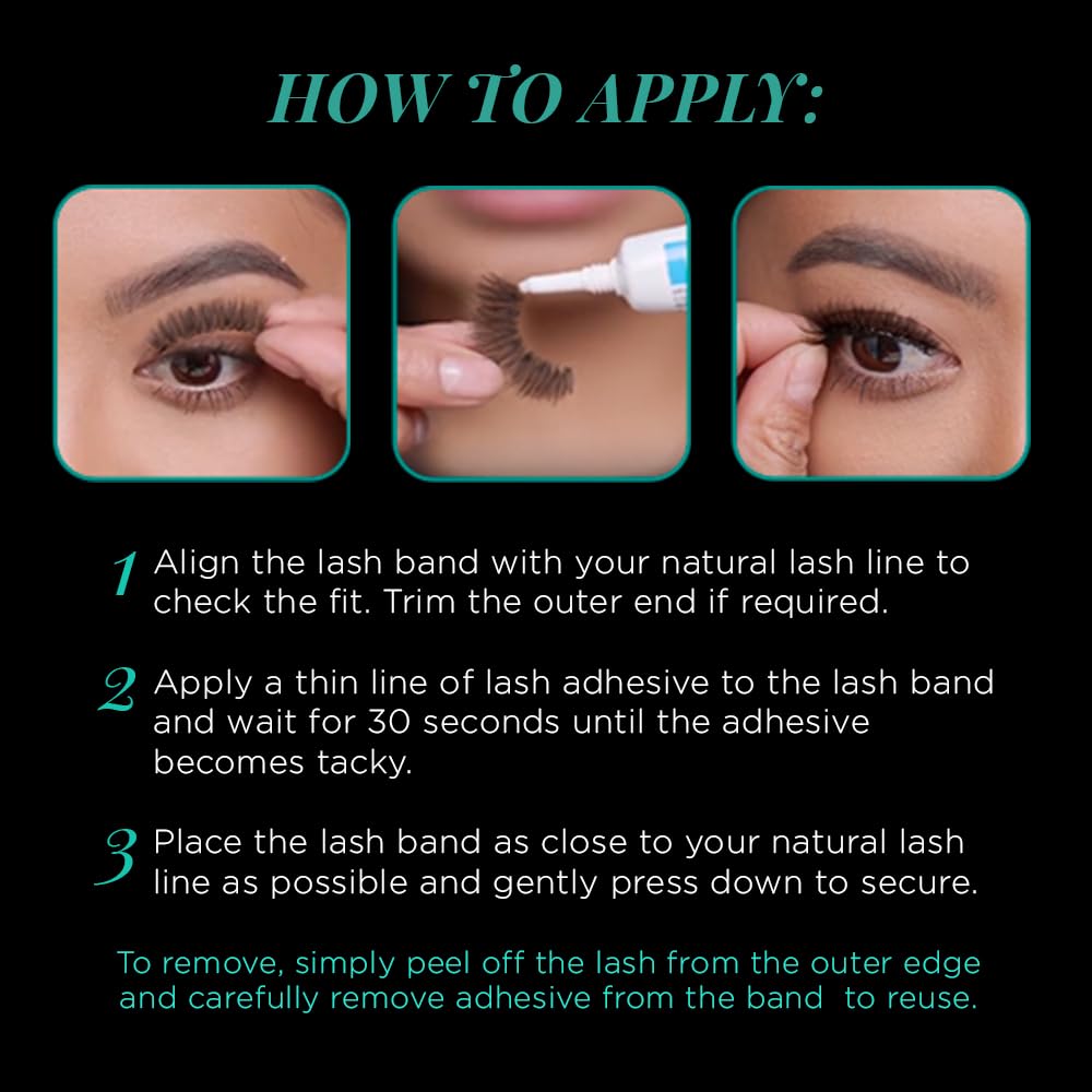 Ardell Natural 105 lashes with light volume for natural enhancement.