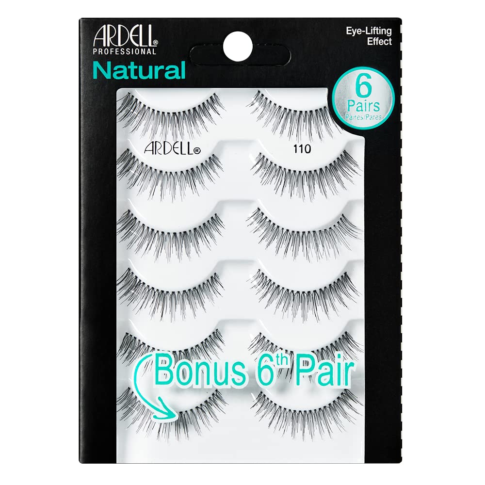 Ardell Natural 110 lashes pack for subtle daily enhancement.