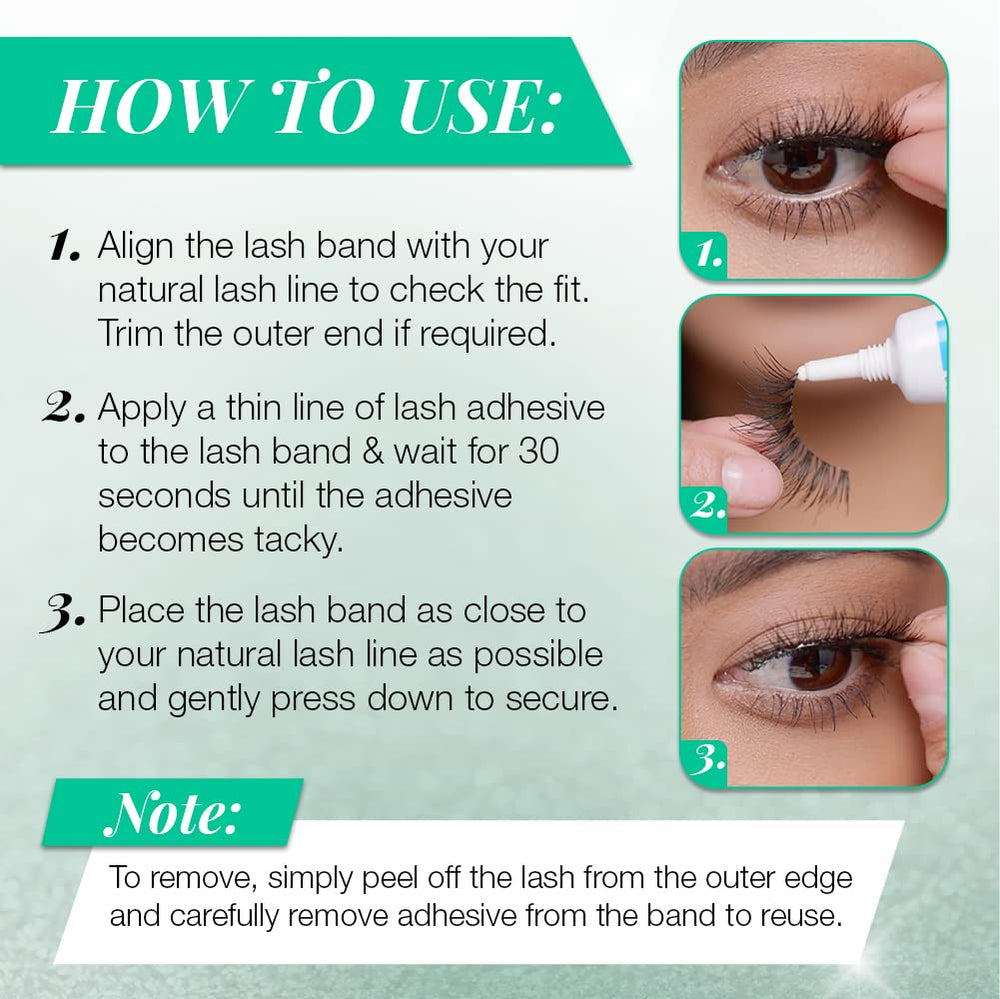 Ardell Natural 110 reusable lashes for multiple wears.