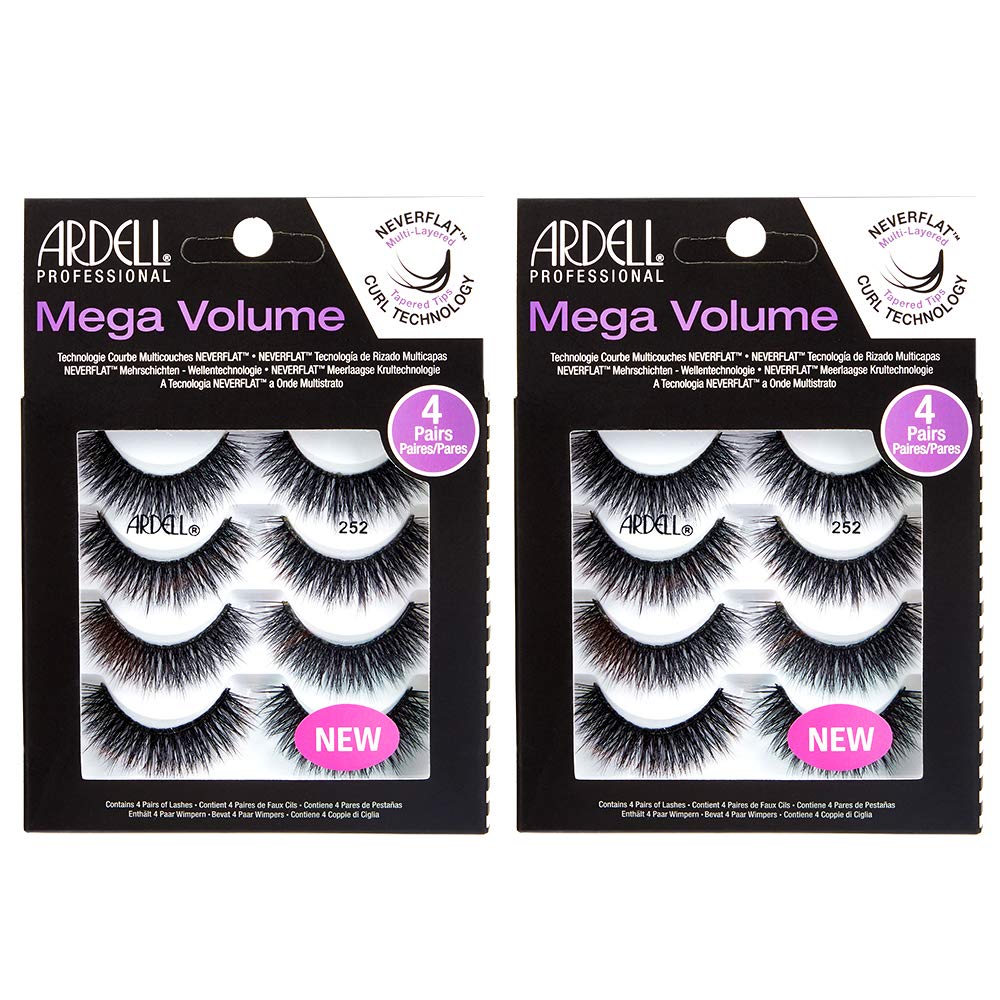 Ardell Natural Look Mega Volume 252 pack for bold daily glam.