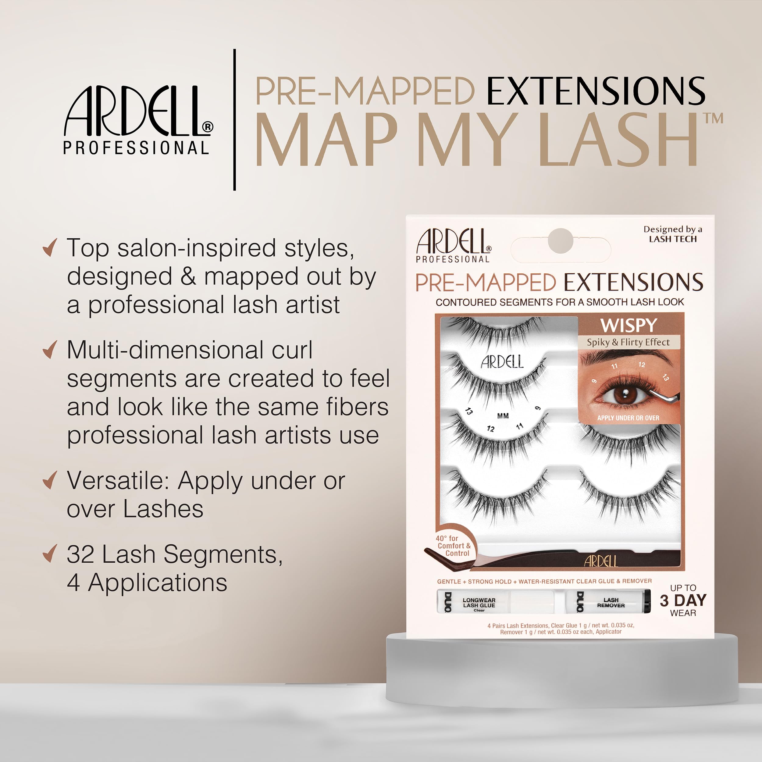 Ardell lash remover bottle offers gentle, residue-free removal after wear