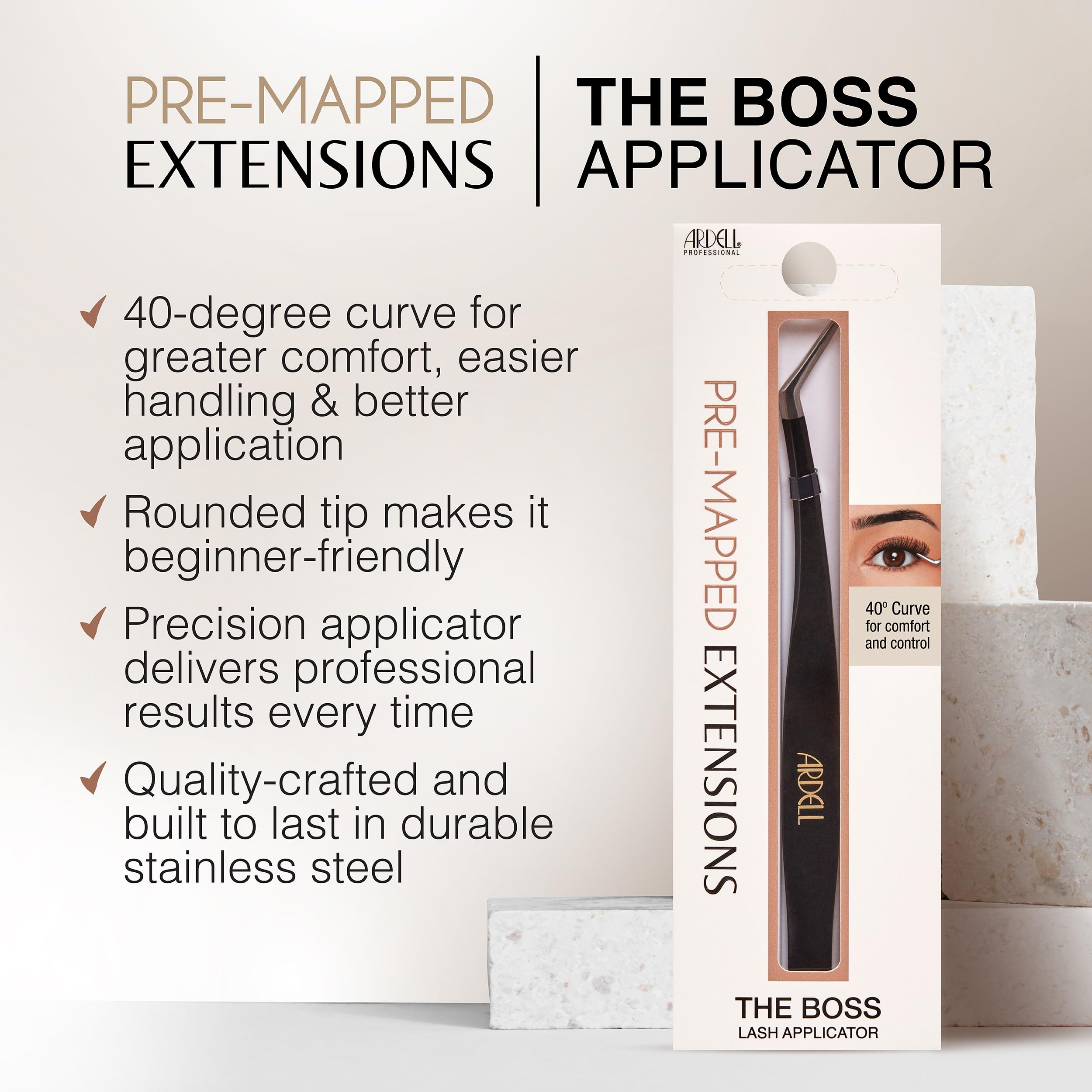 Ardell lashes applied as underlashes or traditional strips for versatile looks