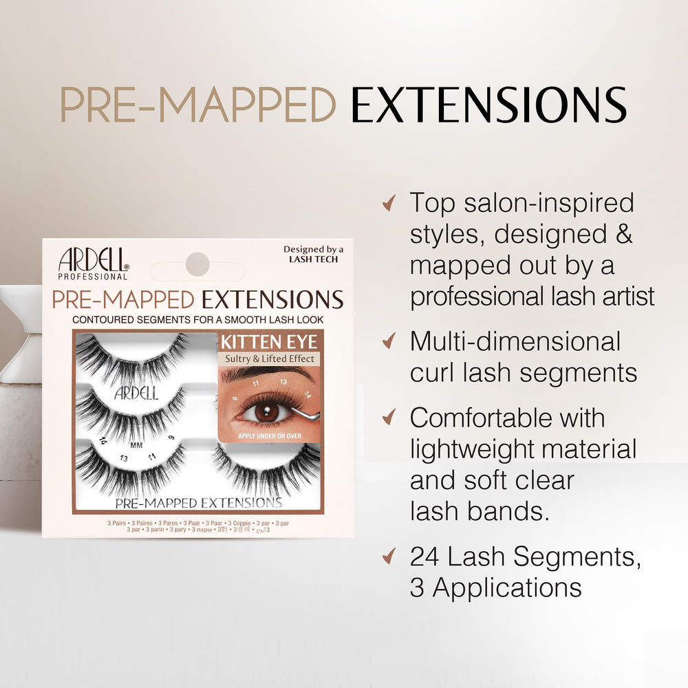 Ardell three-pack lashes provide multiple looks without reordering.
