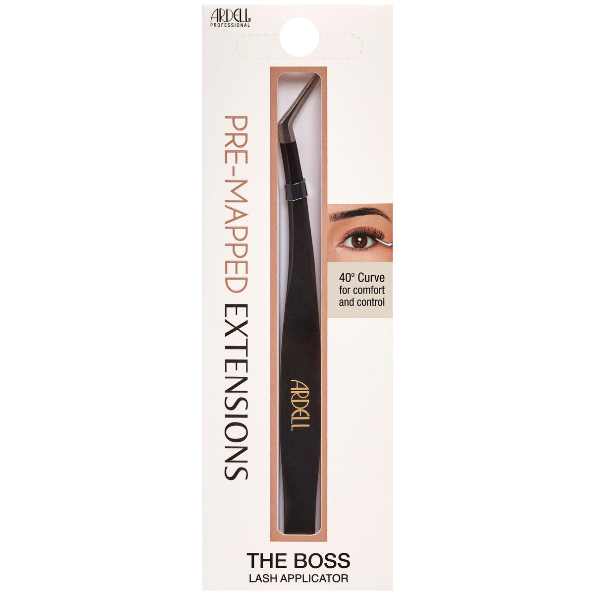 Ardell lash applicator boot-tip for precise lash placement