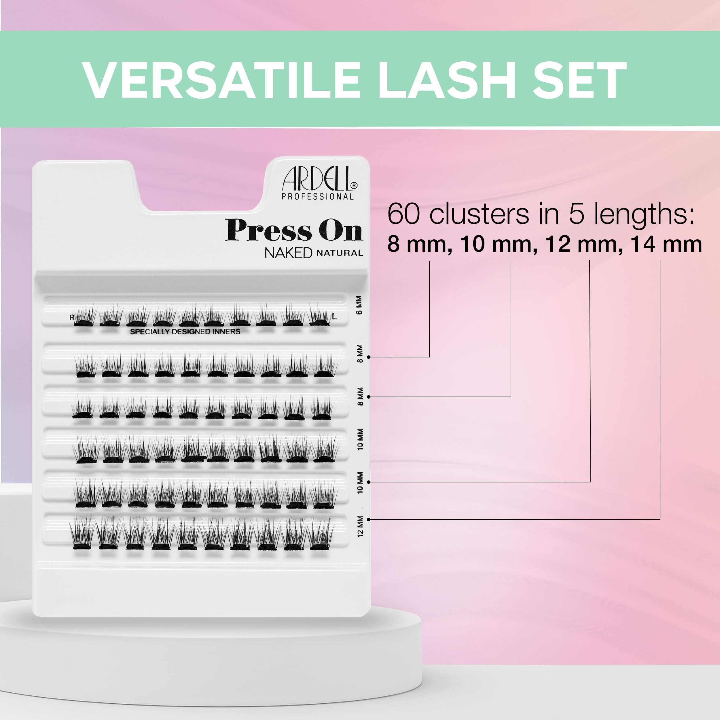 Ardell Press On Lashes Naked Natural underlash application for seamless band concealment
