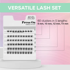Ardell Press On Lashes Naked Natural underlash application for seamless band concealment