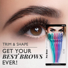 Ardell Pro Brow Trim & Shape closeup blade highlights precision for delicate facial hair.