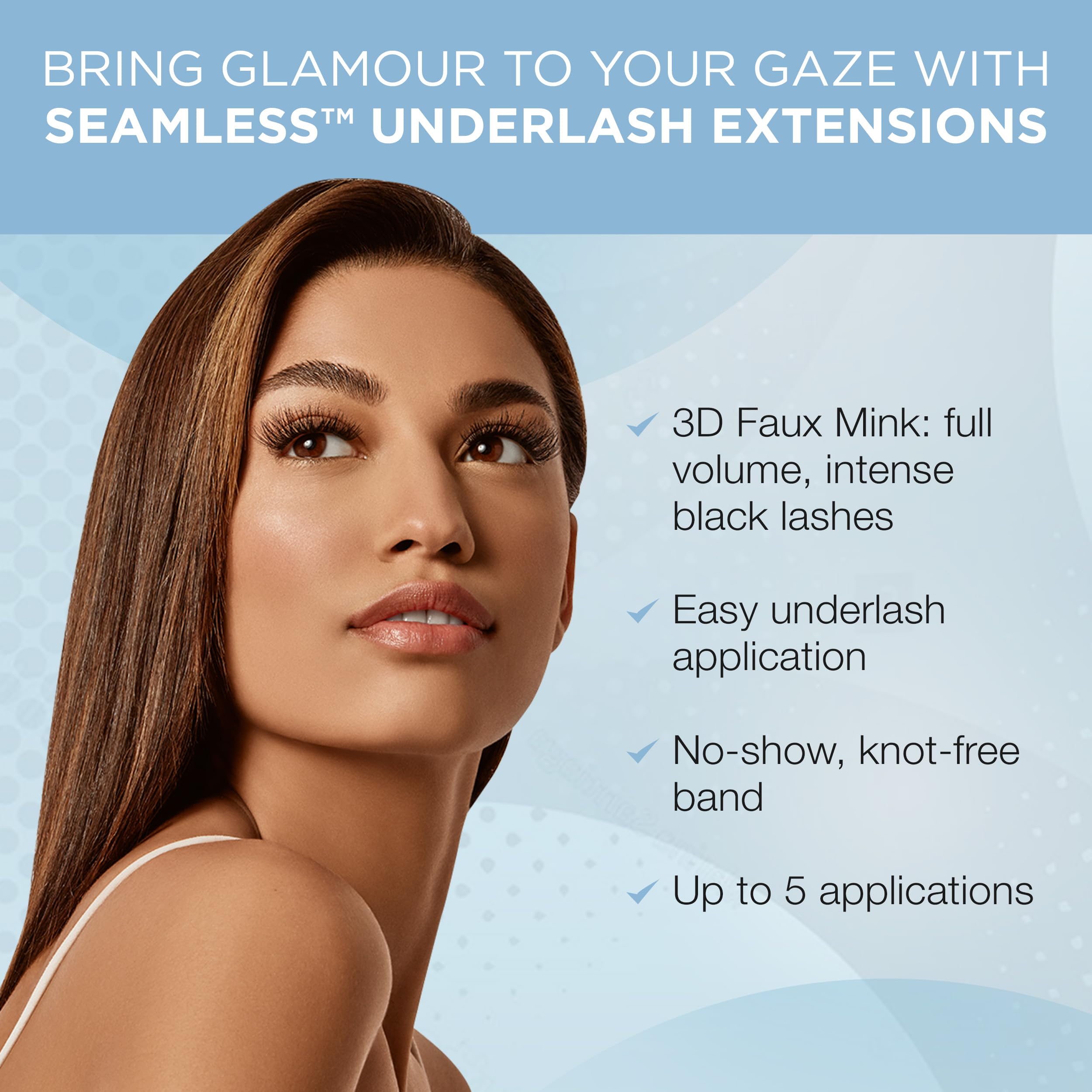 Ardell underlash refill kit clusters arranged for customization